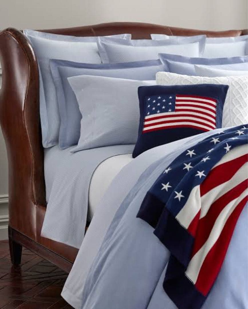 新品未使用✳︎ラルフローレン✳︎ポニー刺繍付オックスフォード✳︎シングル掛け布団カバー