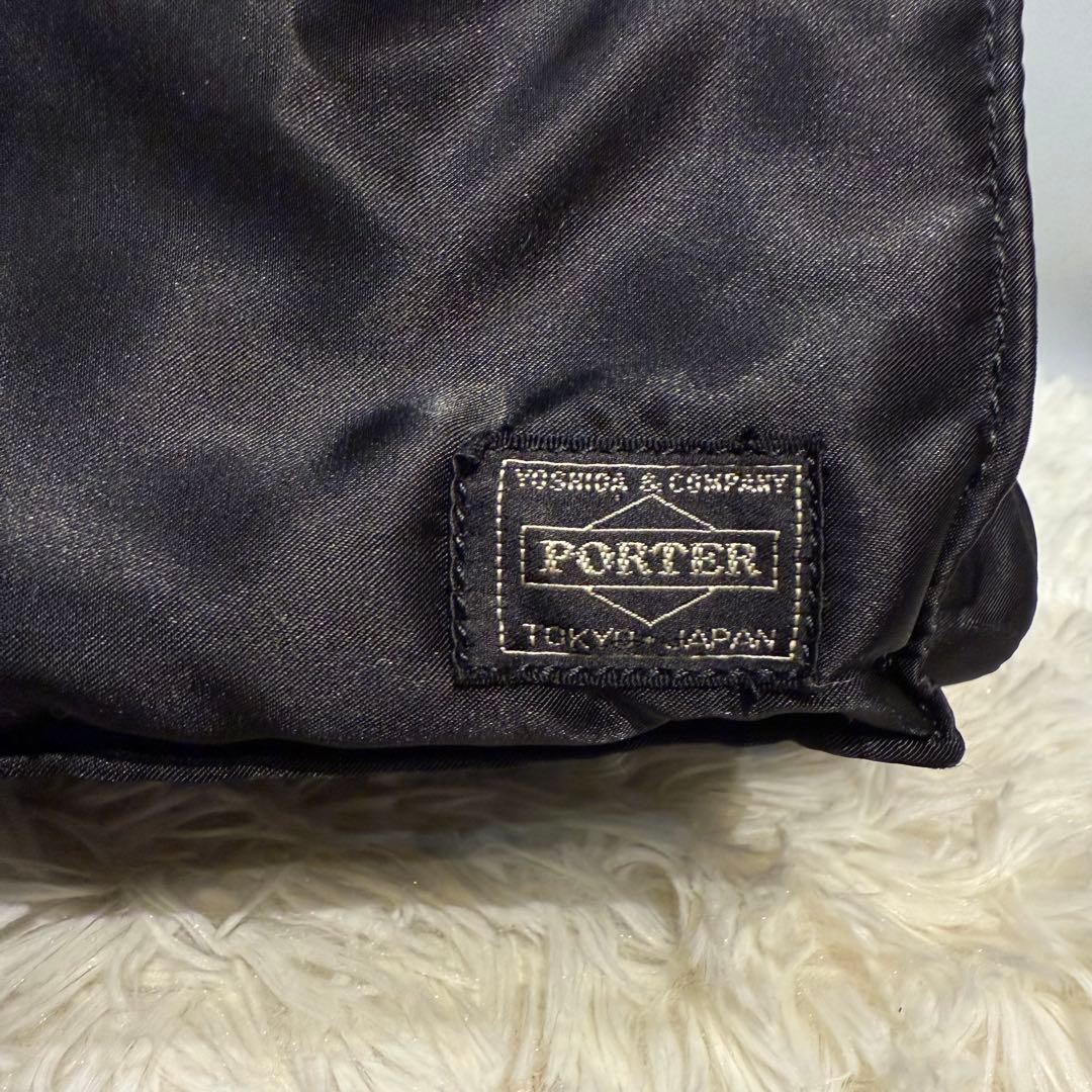【美品】ポーター タンカー 2way ボストンバッグ ブラック