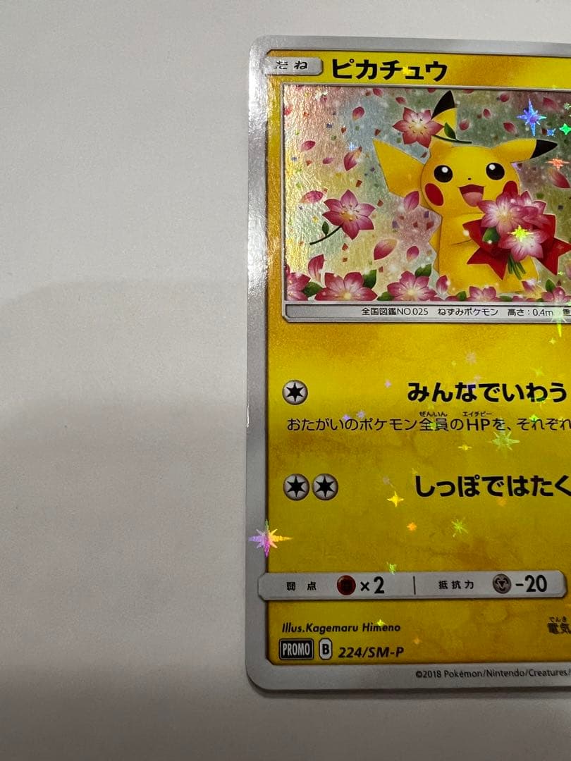 ピカチュウ：ポケモンセンター20周年記念キャンペーン PROMO