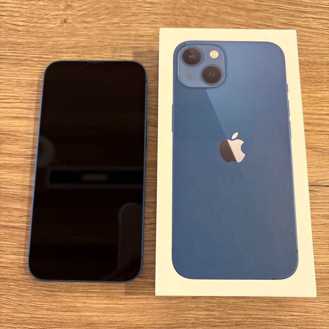 iPhone13 128GB 本体 バッテリー88% ブルー
