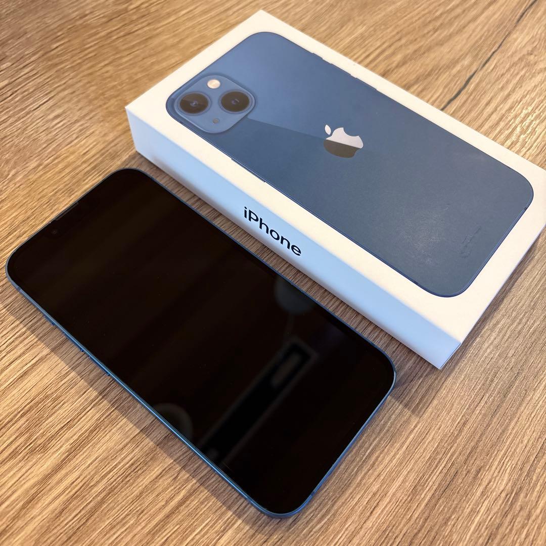iPhone13 128GB 本体 バッテリー88% ブルー