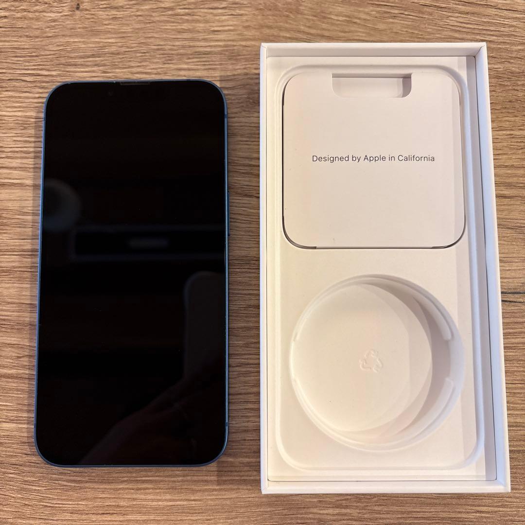 iPhone13 128GB 本体 バッテリー88% ブルー