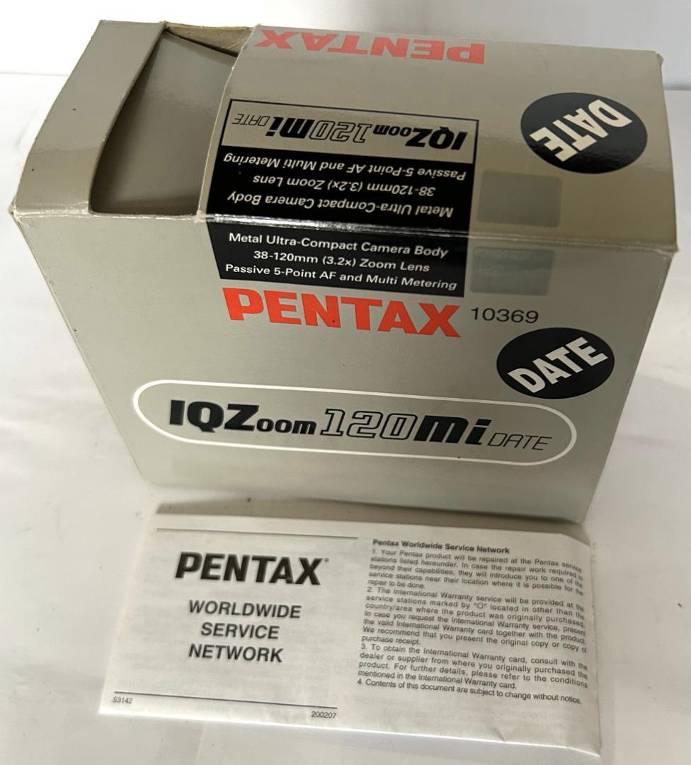 【動作確認・美品】PENTAX IQZoom 120Mi
