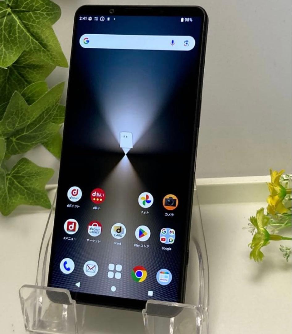 液晶美品 Sony Xperia 1 VI SO-51E ブラックSIMフリー