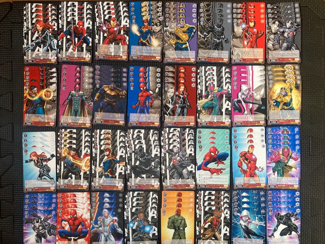 ヴァイスシュバルツ　MARVEL初弾・2弾・3弾4コンセット