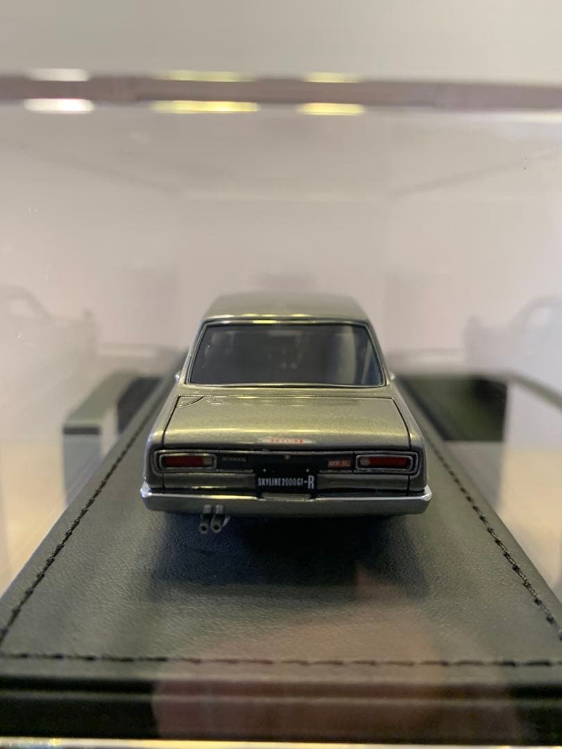 イグニッションモデル　1/43 スカイライン　GT-R PGC10 シルバー