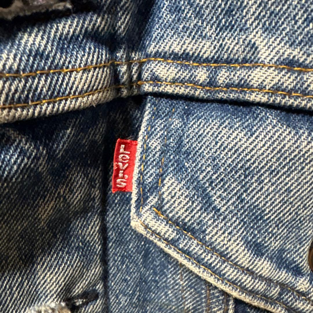 リーバイス70s USA製（40）70505-0317裏地ブランケット　短丈