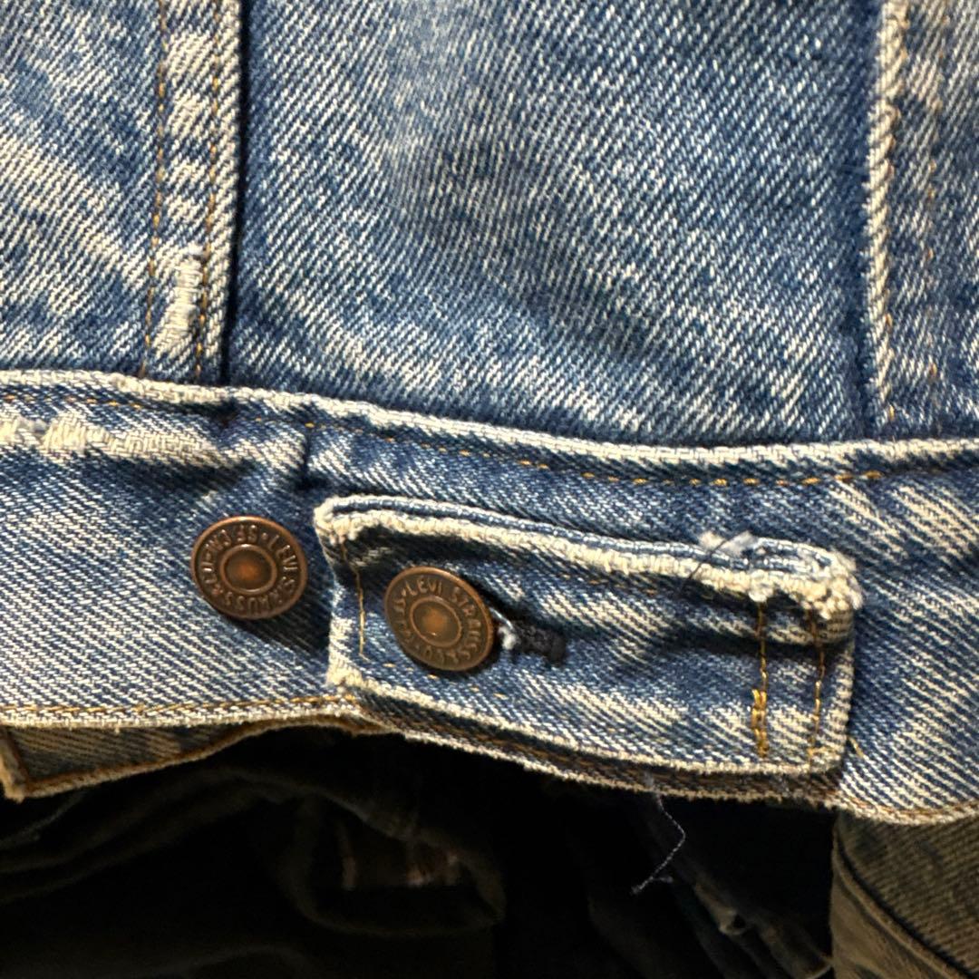 リーバイス70s USA製（40）70505-0317裏地ブランケット　短丈