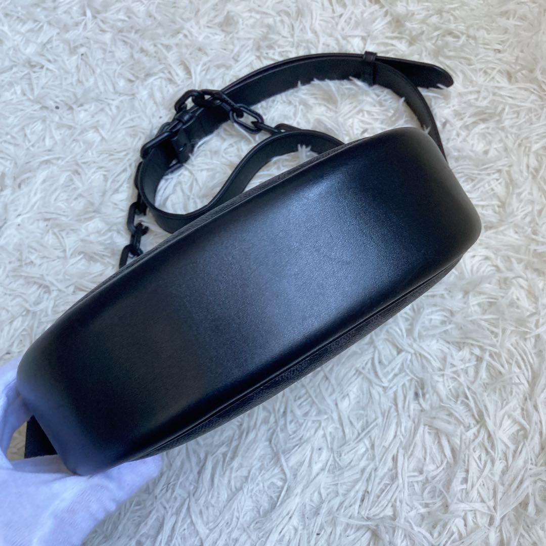 未使用級 COACH ミラ チェーンショルダー 黒 ブラック