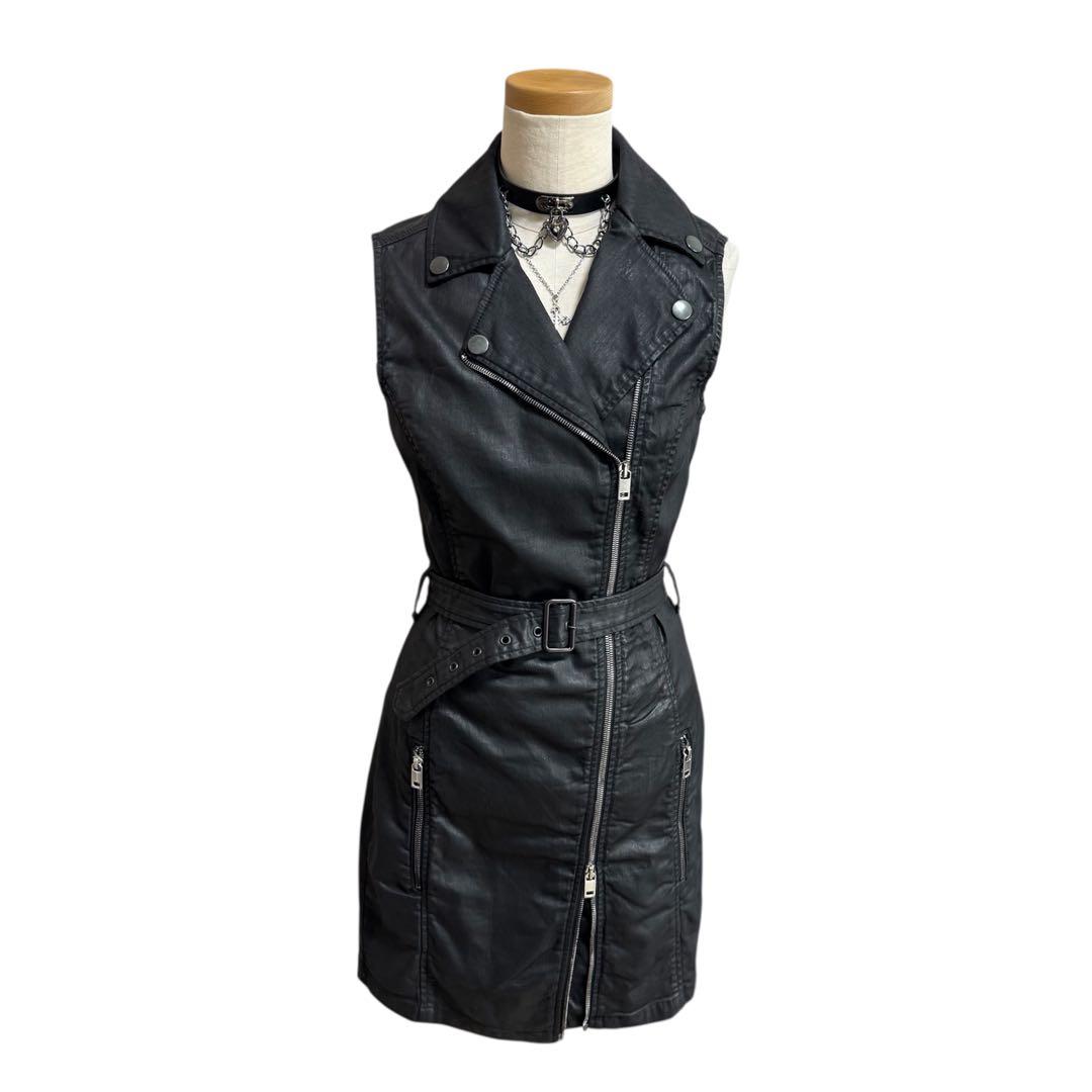 y2k DIESEL ライダース ワンピース グランジ パンク archive