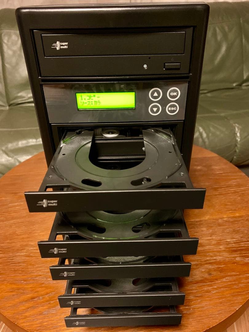 【新品特売】DVD & CDコピー機 R5-LB+HDD(ＬＧ搭載)日本語表示