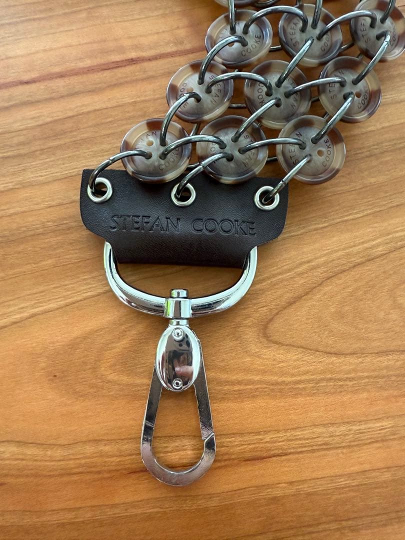 STEFAN COOKE ボタンショルダーストラップ　バッグストラップ