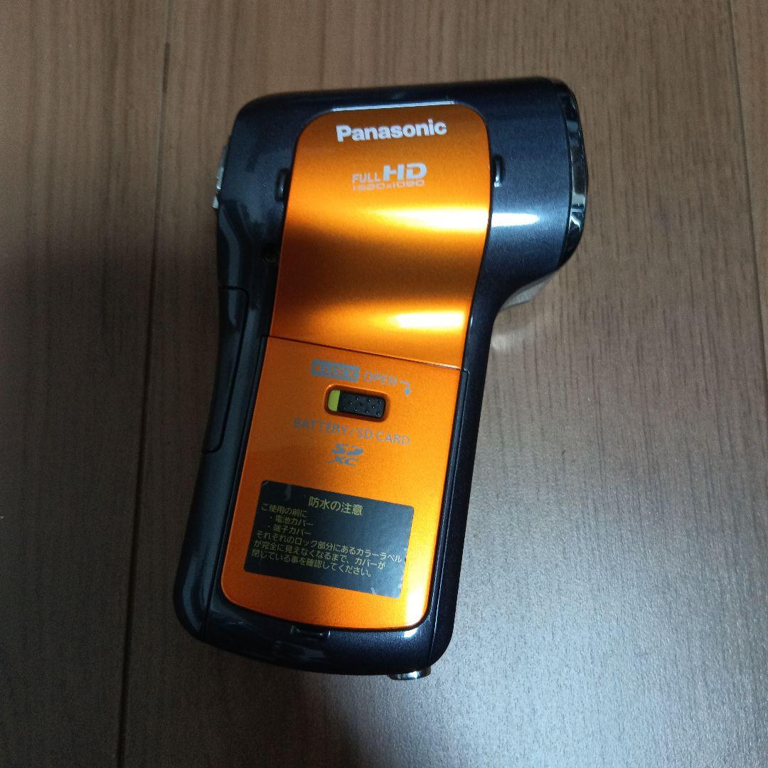 Panasonic フルHD ビデオカメラ オレンジ