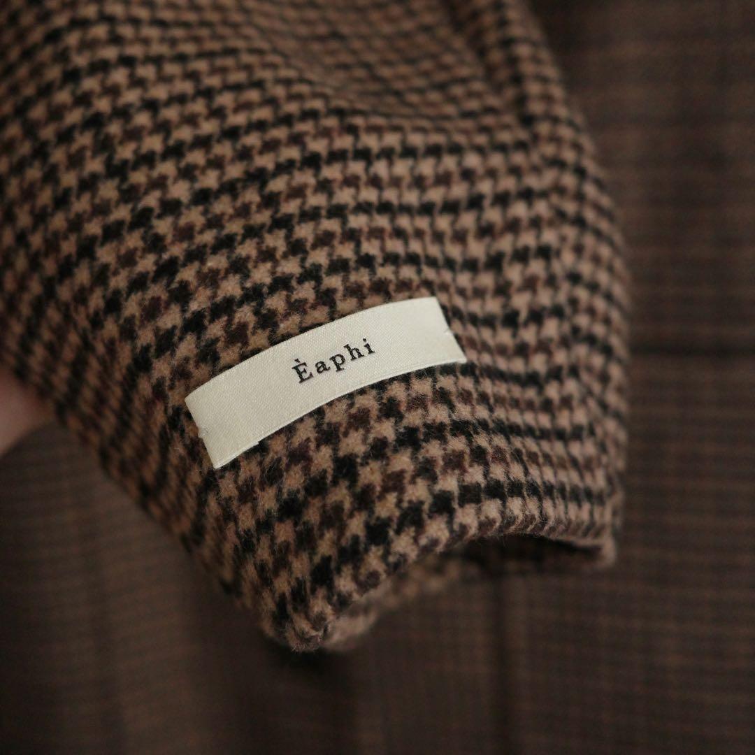 《eaphi》 WOOL LIKE CHECK JACKET【新品】