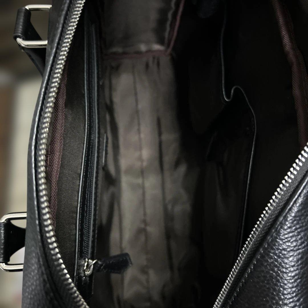 MURA ムラ/ブリーフケース/ビジネスバッグ/本革. ブラック　未使用