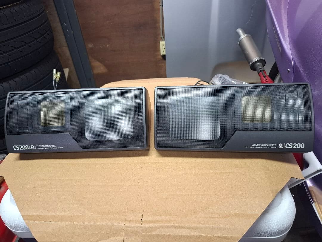 当時物新品箱入りクラリオンCS200スピーカー