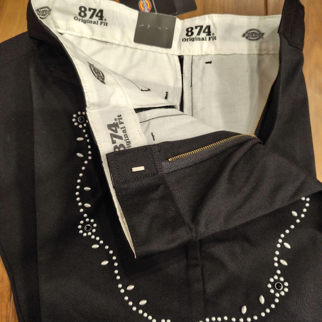 ディッキーズ874スタッズカスタム■W32キムタク木村拓哉HTC古着