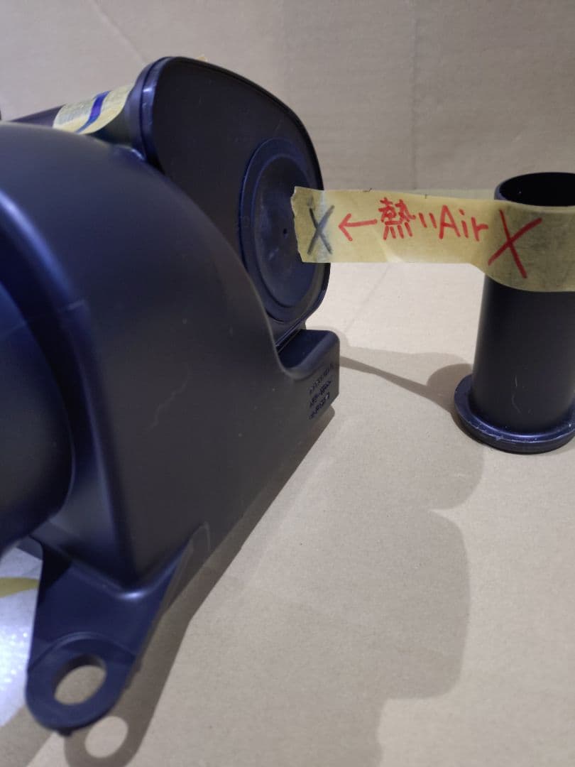 新型N-BOXターボ車　エアクリーナー　インタークーラーエアーガイド