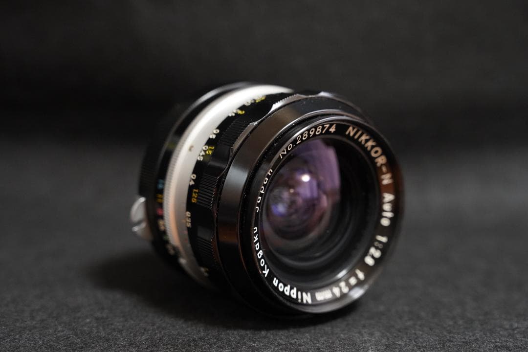 オールドレンズ NIKKOR-N Auto 24mm f/2.8 レンズ