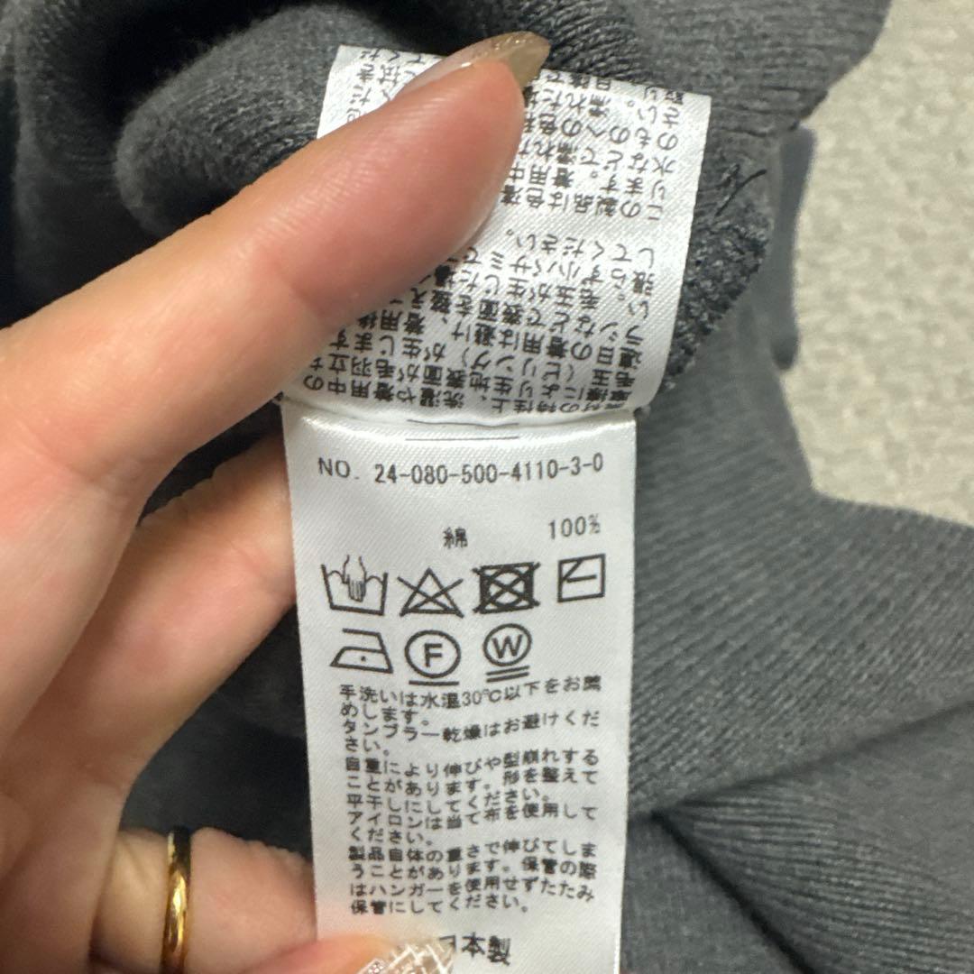 【tomo】Deuxieme smooth HOODY PULLOVER