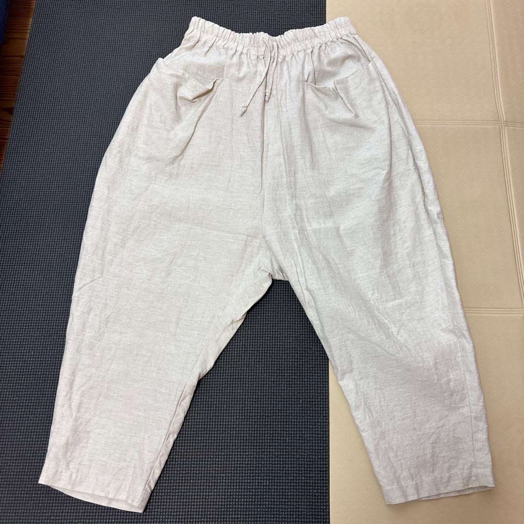ateliernaruseアトリエナルセリネンコットンサルエルパンツ サイズ1