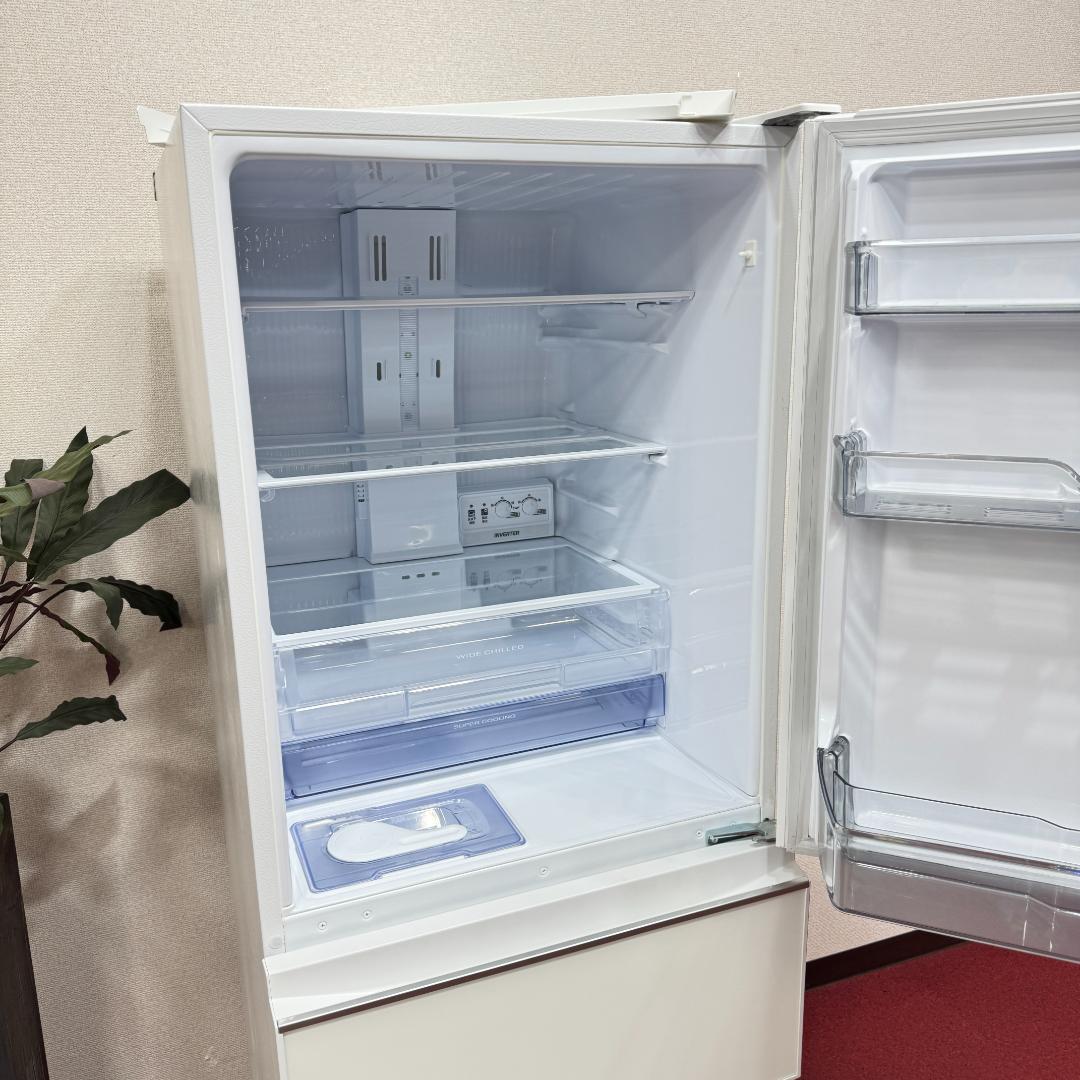 東京23区送料無料　美品三菱3ドア冷蔵庫2020年製330L　洗浄/除菌済み