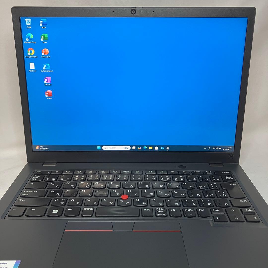 美品 ThinkPad L13 Gen3 第12世代 i5 16GB WUXGA