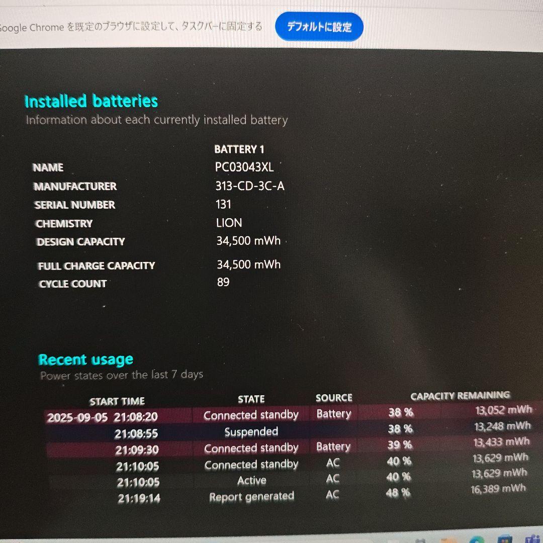 Windowsノート本体 HP Pavilion Aero 13-be2008AU