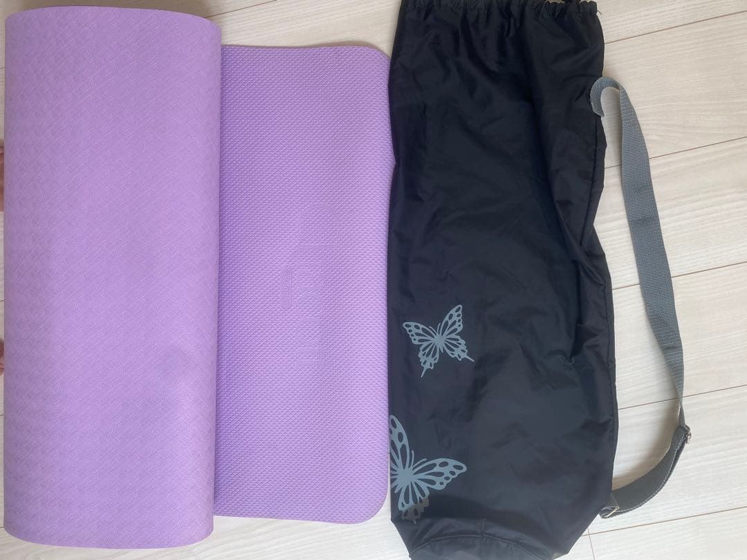 チャコット アドエルム　ヨガマット&ケース　パープル　紫