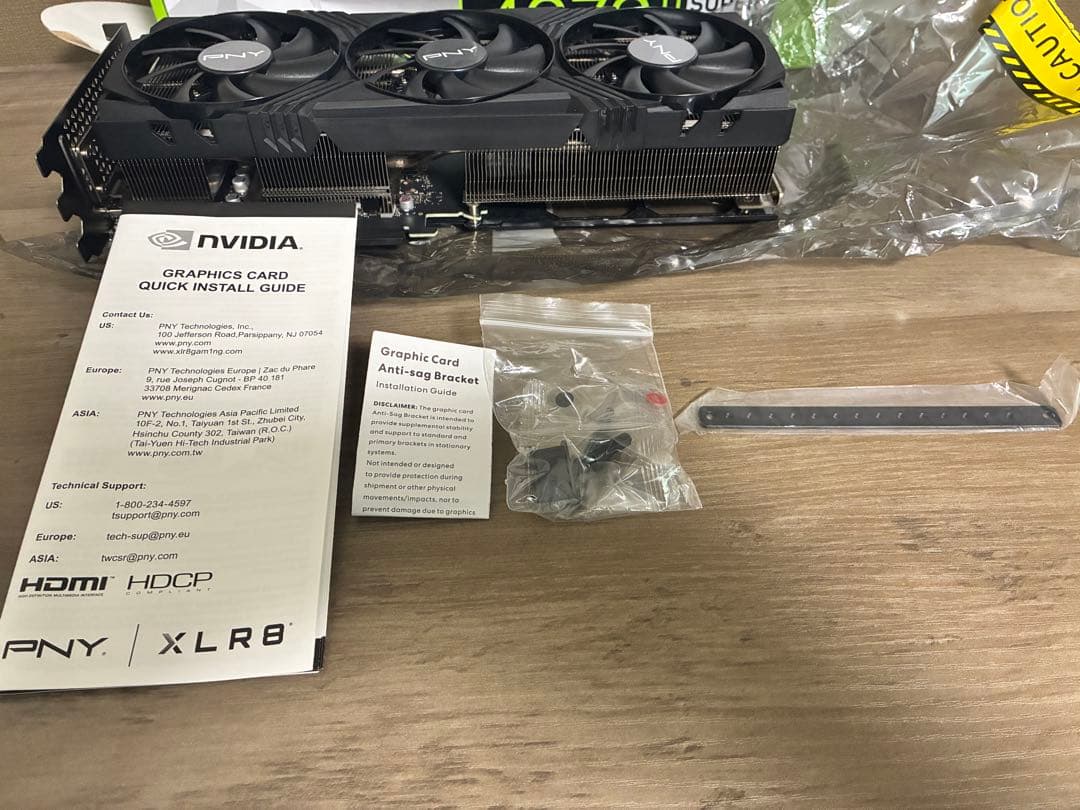 グラフィックボード・グラボ・ビデオカード PNY RTX 4070 Ti SUPER 16GB VERTO OC 3FAN