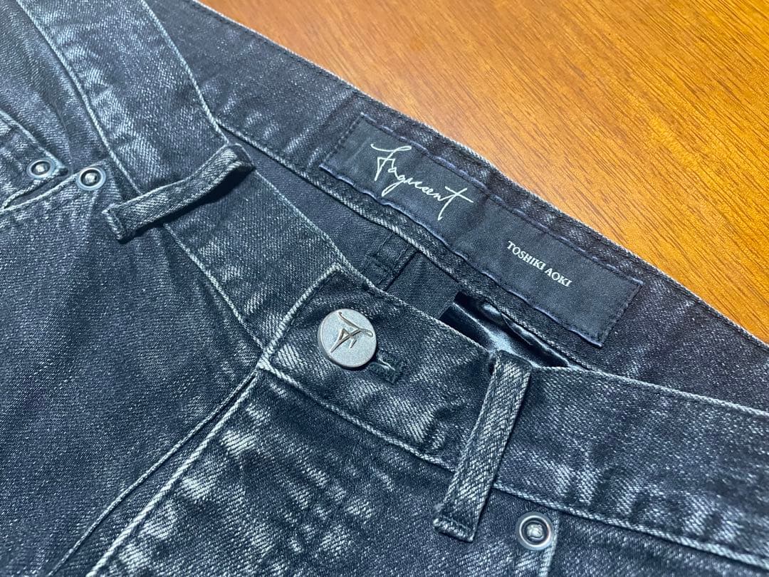 fagassent ファガッセン　CLAW バックジップ ブラック デニム