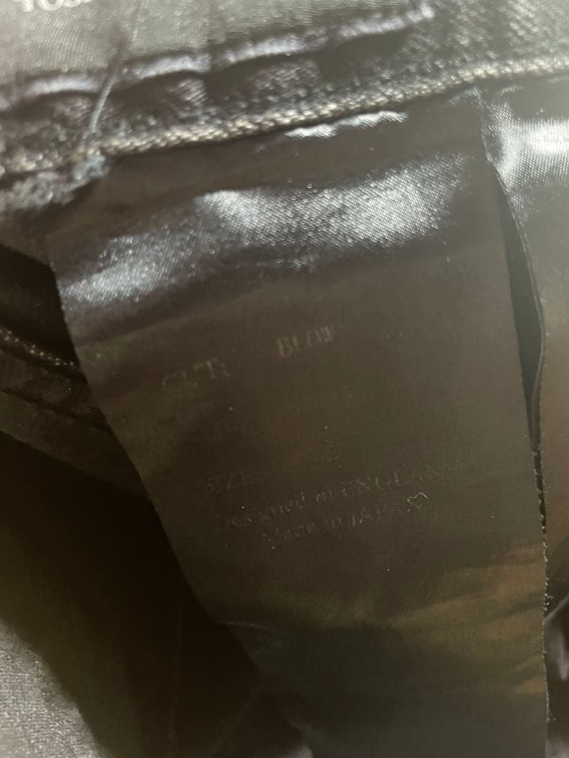 fagassent ファガッセン　CLAW バックジップ ブラック デニム