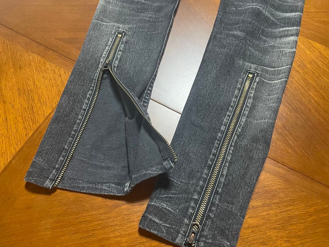 fagassent ファガッセン　CLAW バックジップ ブラック デニム