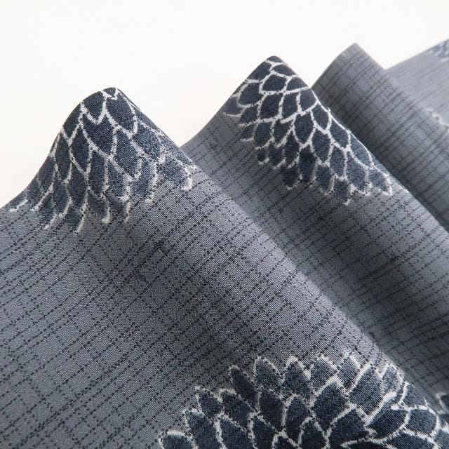 リトルミィ 新品 ダリア モノトーン 着物 仕付糸付 長襦袢 5782