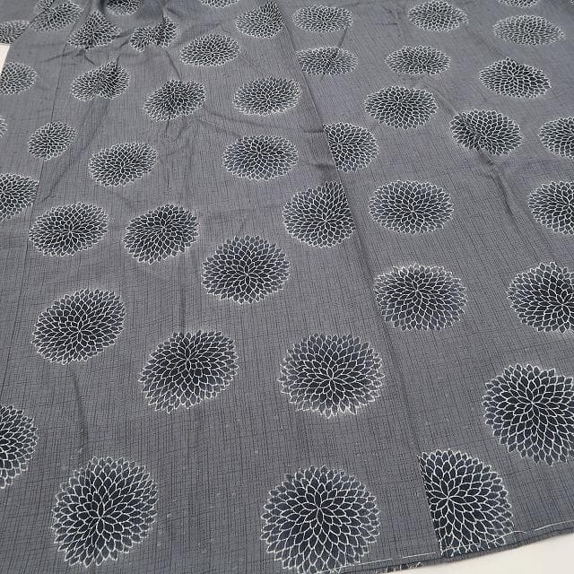 リトルミィ 新品 ダリア モノトーン 着物 仕付糸付 長襦袢 5782