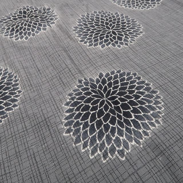 リトルミィ 新品 ダリア モノトーン 着物 仕付糸付 長襦袢 5782