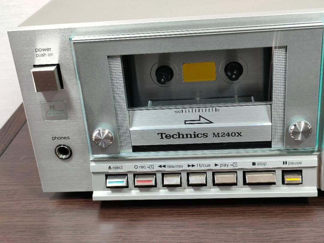 テクニクス Technics RS-M240X カセットデッキ【録音再生良好】