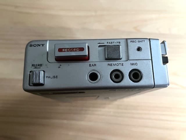 超希少品 整備済完全動作品 SONY TCM-100 プレスマン シルバー