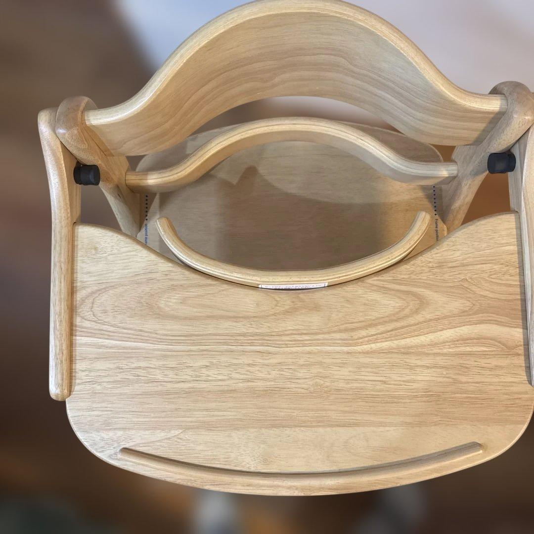 【美品・匿名配送】大和屋 すくすくチェアスリムプラス テーブル•ガード付属