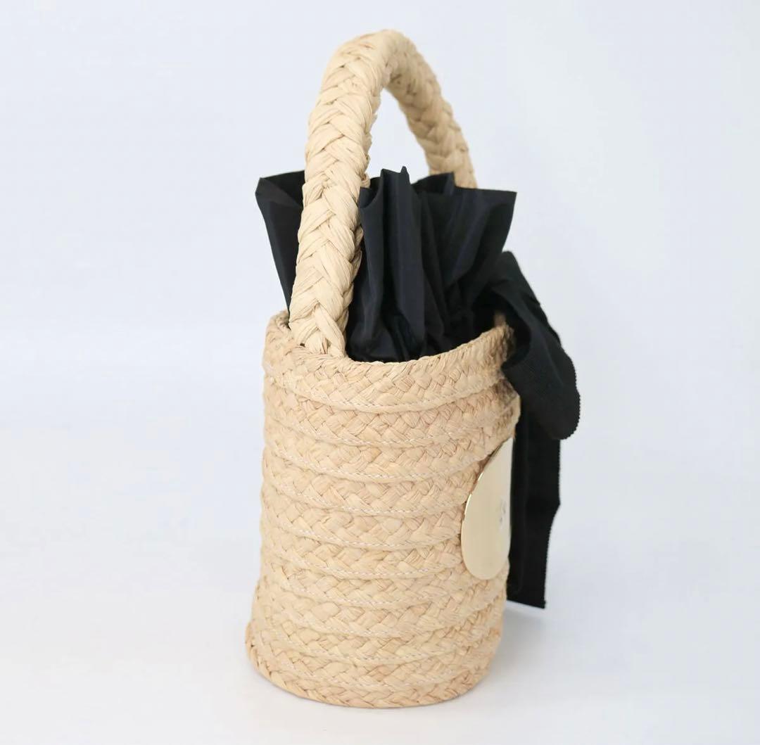 PATOU ラフィアバケットバッグ　新品未使用　お値下げ