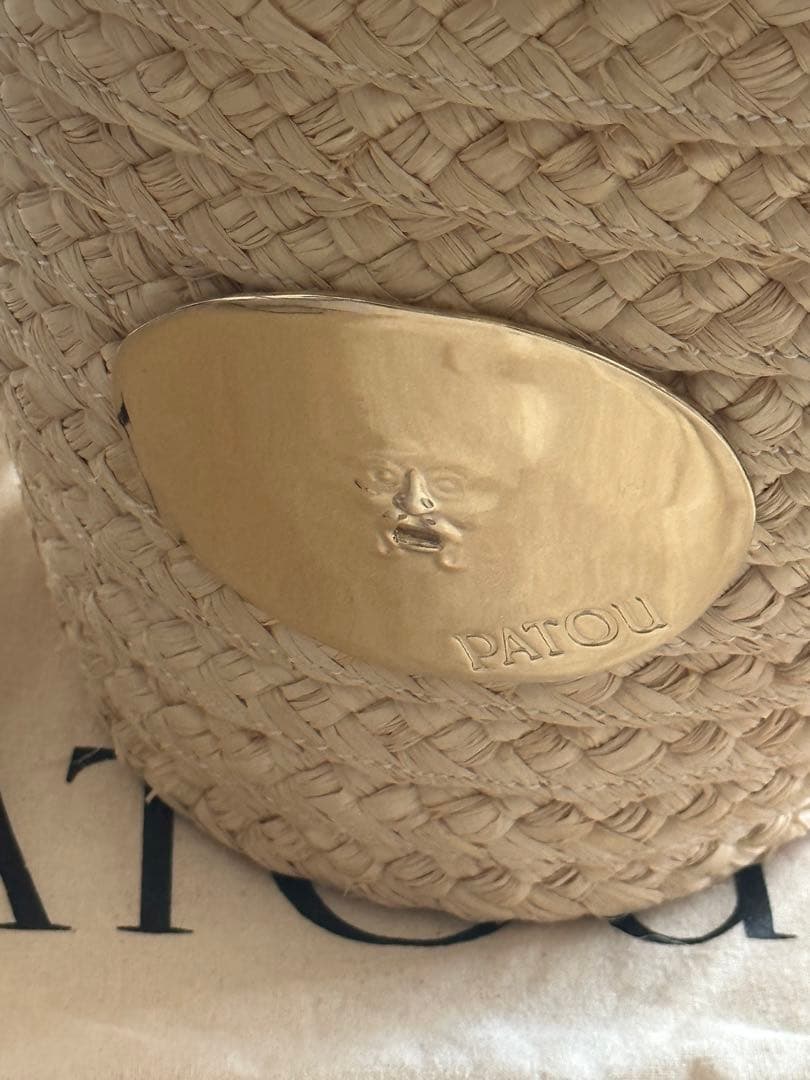 PATOU ラフィアバケットバッグ　新品未使用　お値下げ