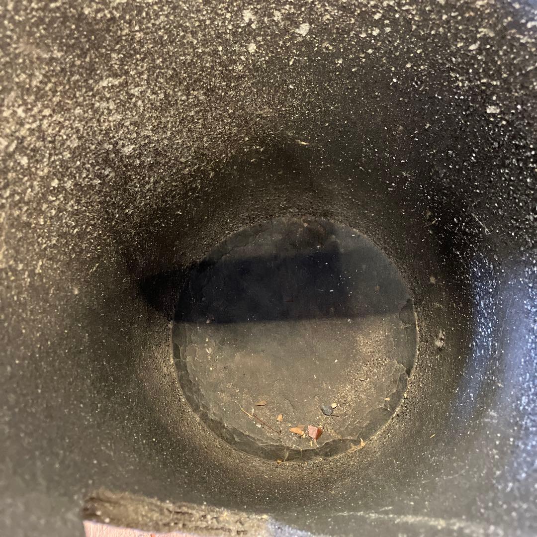 昭和レトロ 信楽焼 陶器製 木のりフクロウ 梟 装飾 傘立て アンブレラスタンド