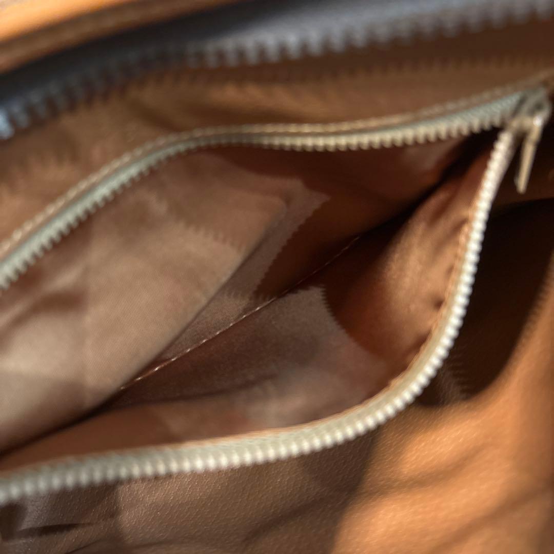 極美品☆【CELINE】セリーヌ セカンドバッグ マカダム柄 PVC/レザー