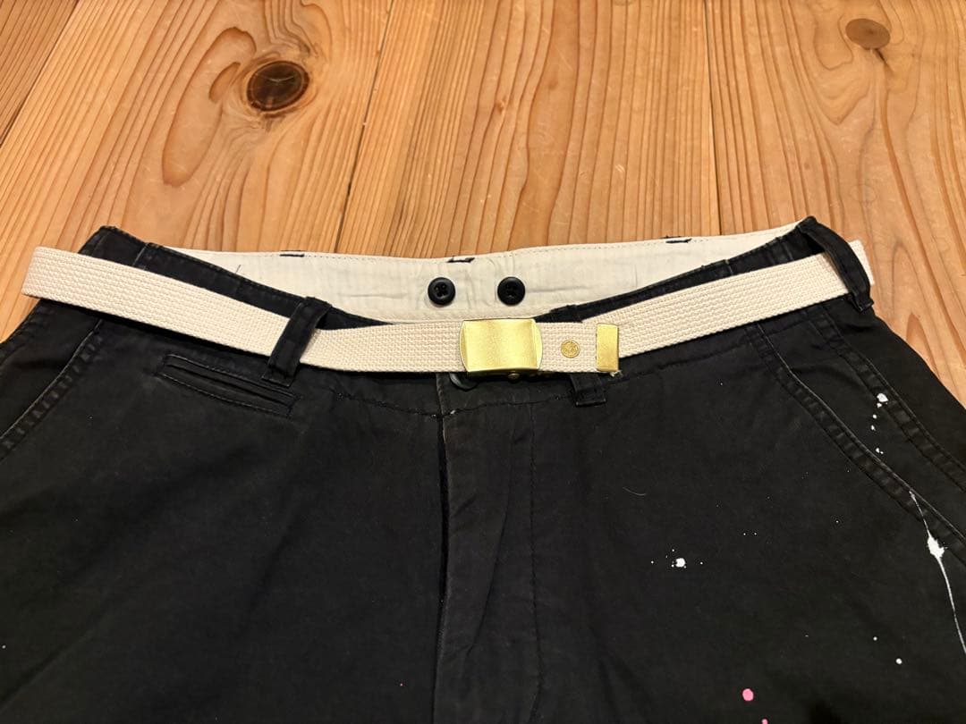 【美品】MASTER&CO. マスターアンドコー チノ ペンキ加工