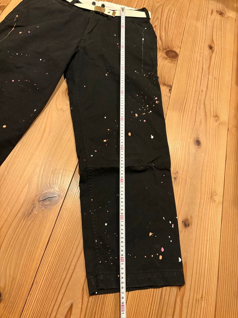 【美品】MASTER&CO. マスターアンドコー チノ ペンキ加工