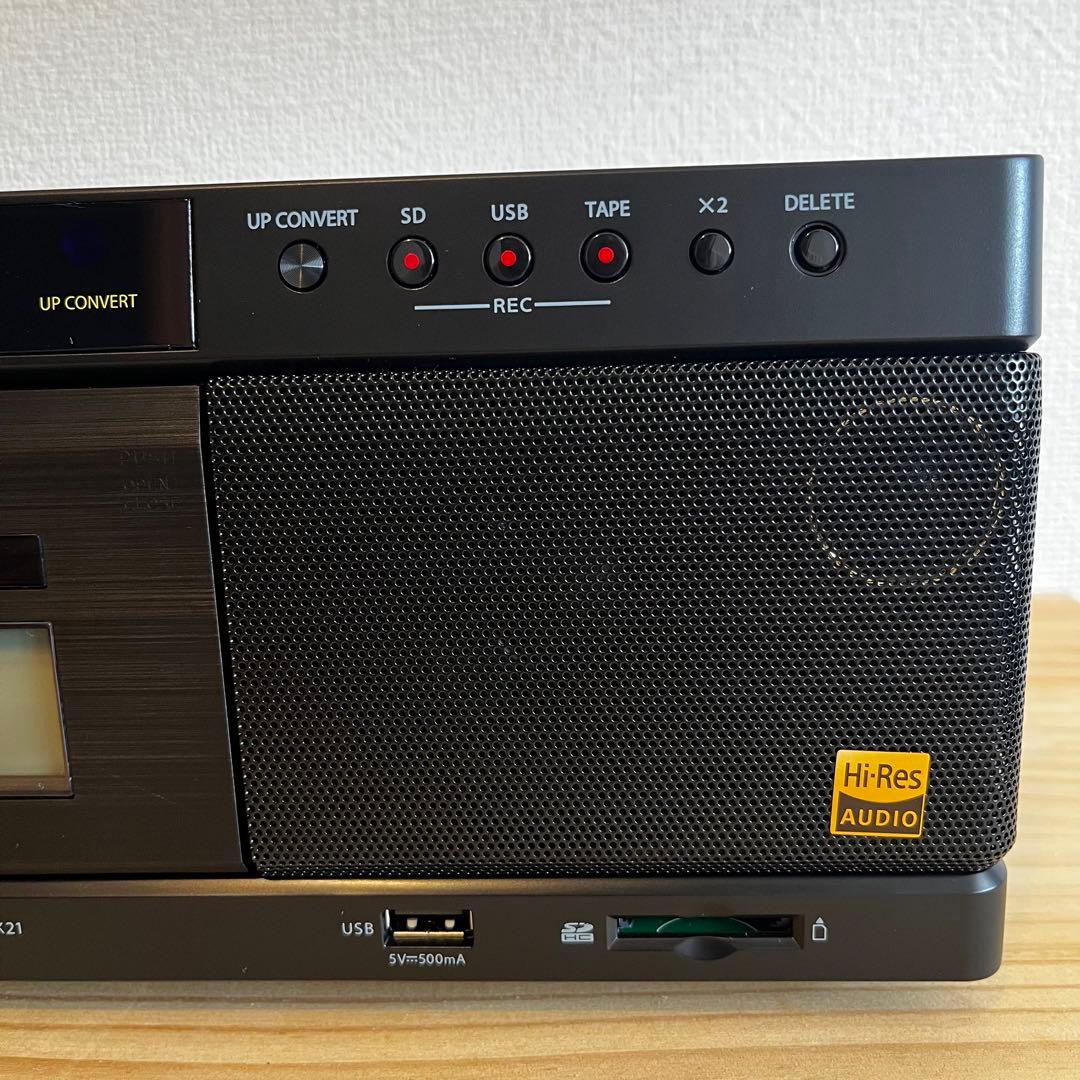 AUREX CDラジカセ　TY-AK21 【2025年7月購入 数回使用】