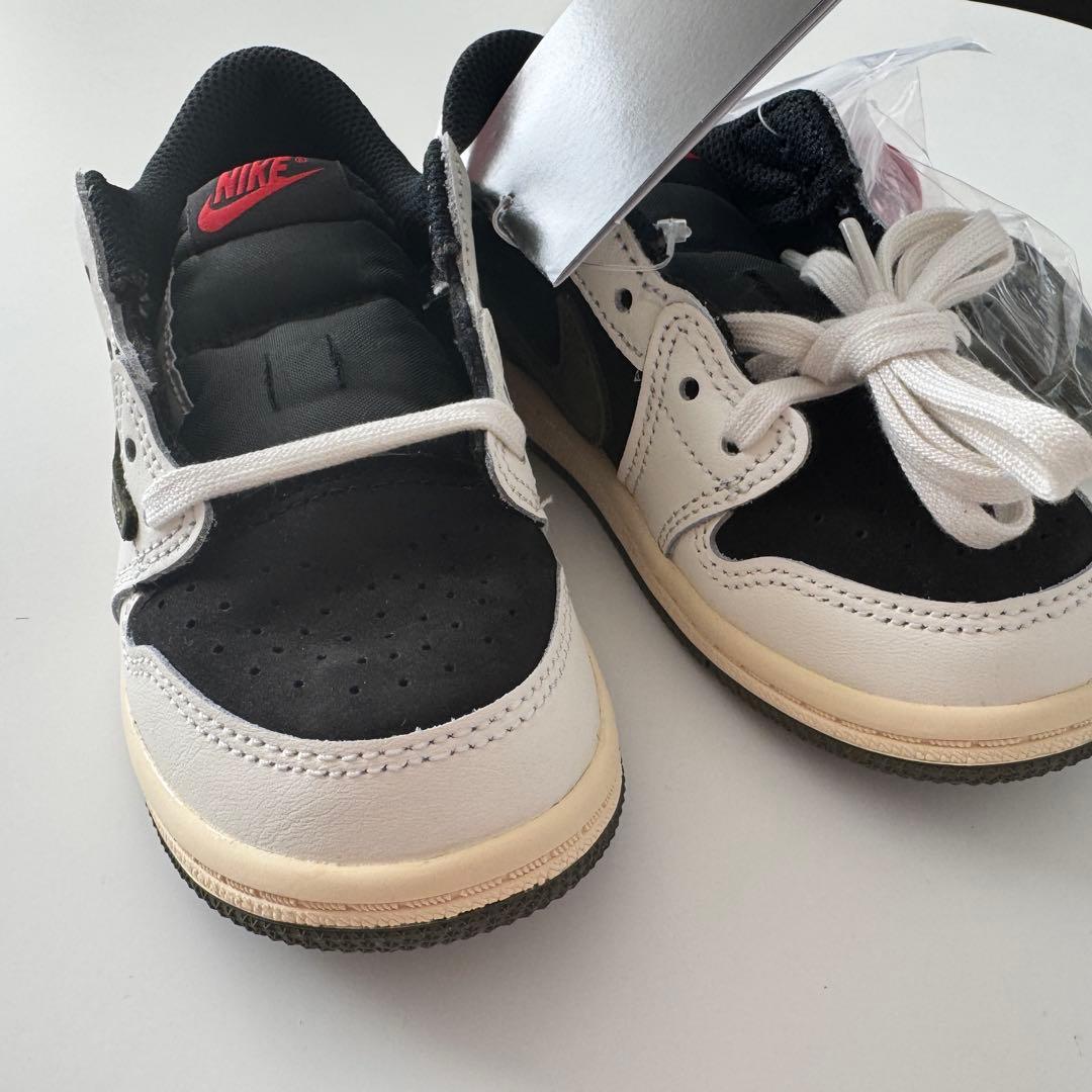 新品　NIKE JORDAN 1 LOW TRAVIS SCOTT 15cm