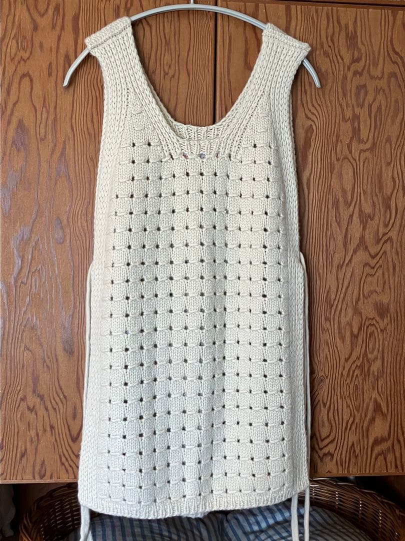 ほっくーTOWAVASE パニエロングベスト　ジレ　カシミア100%