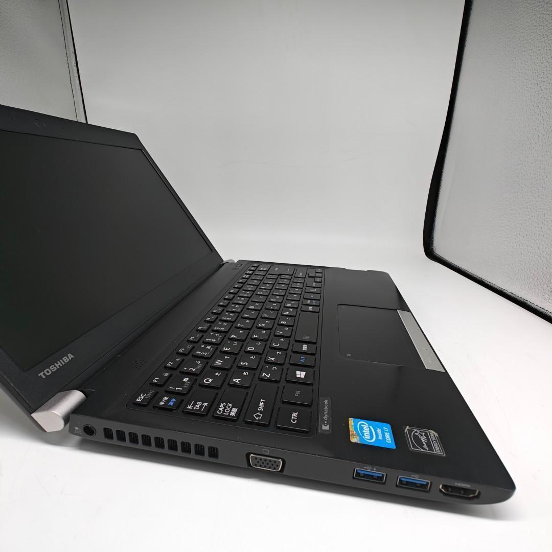 【東芝】R734 高速i7 SSD512GB 16GB ブラック ノートPC