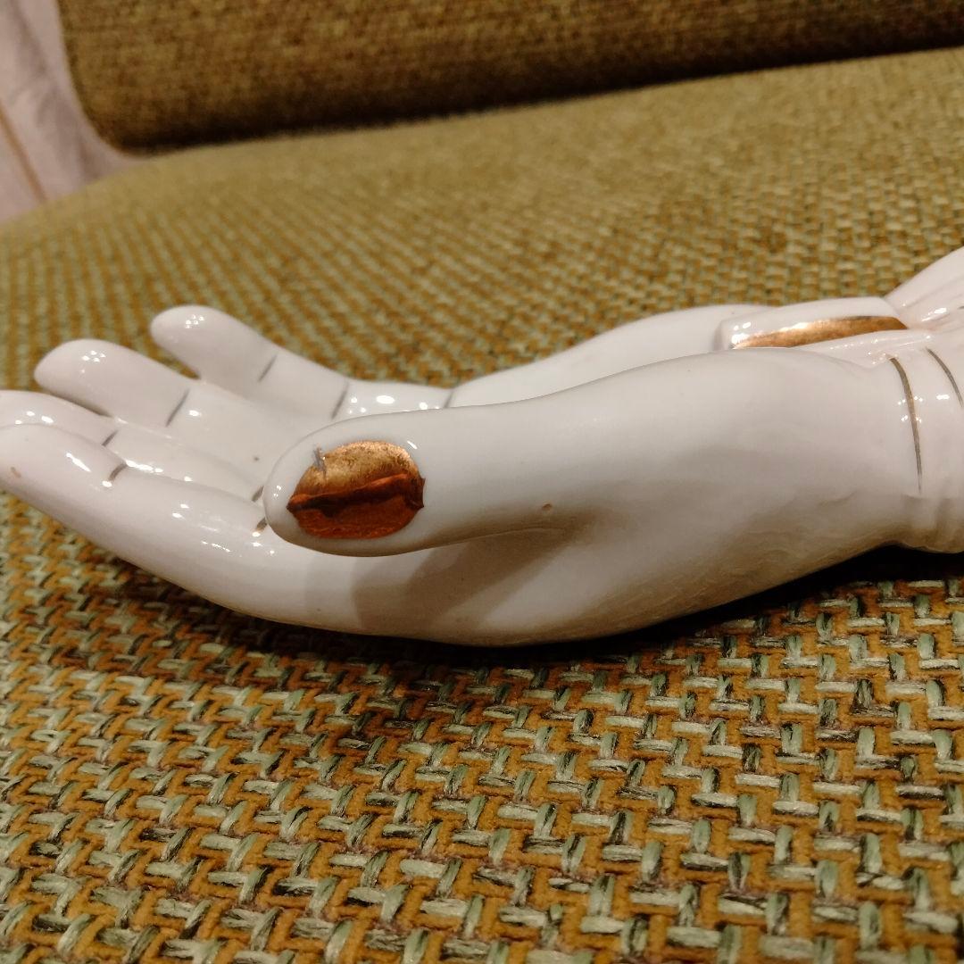 む*様 ハンド　手　無地　オブジェ　置物　ビンテージ　レア　タトゥー　レトロ